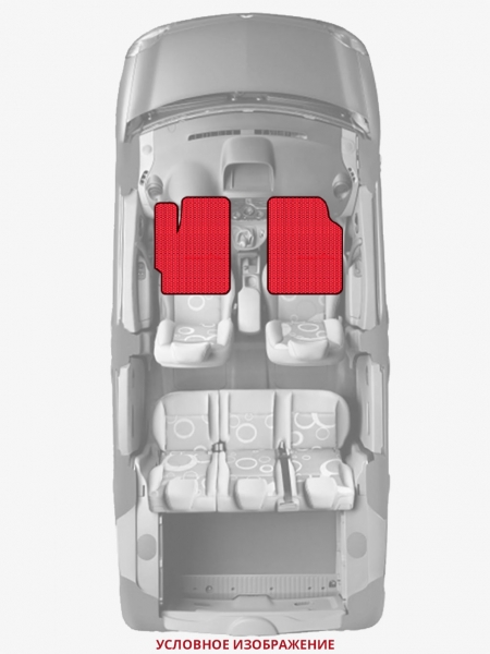 ЭВА коврики «Queen Lux» передние для Lincoln Mark IV